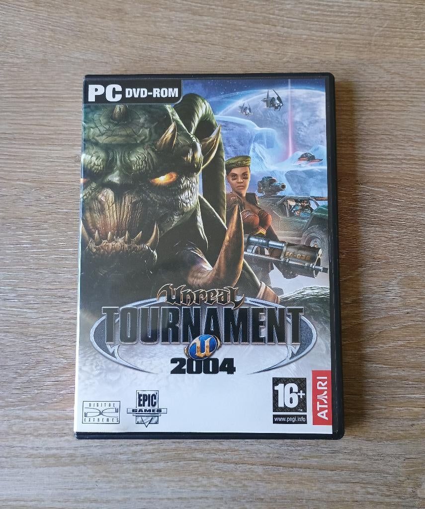pc dvd unreal tournament 2004 atari epic games ut ut2004, Spelcomputers en Games, Games | Pc, Gebruikt, Shooter, 1 speler, Ophalen of Verzenden