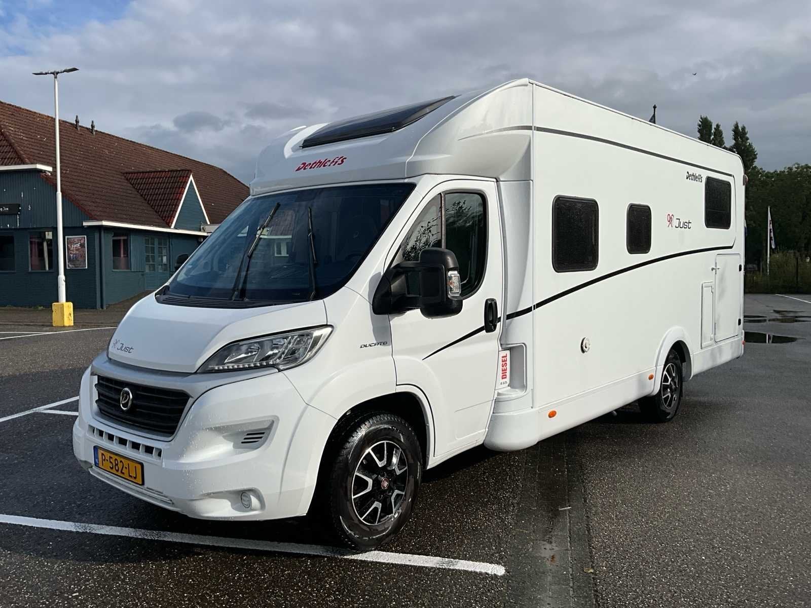 2021 Dethleffs / Fiat JUST T7052 DBM/EB Camper, Automaat, Bedrijf, Diesel, Dethleffs