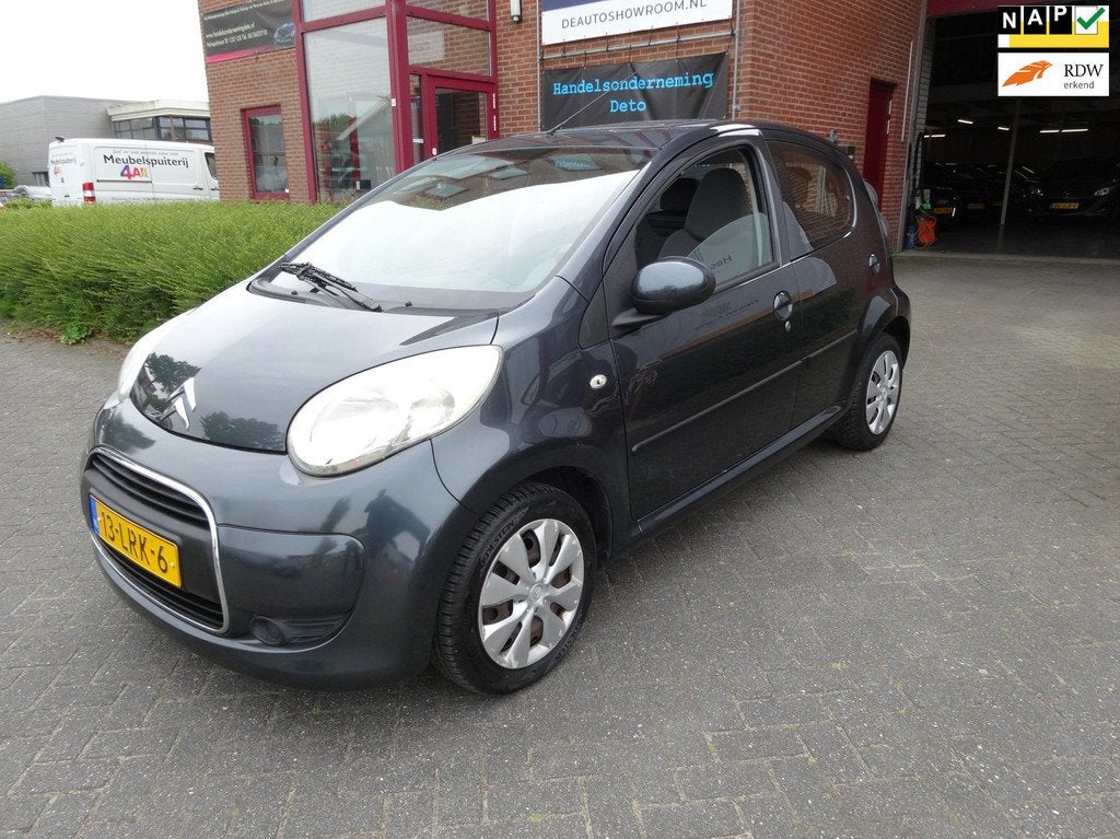 Citroen C1 1.0-12V Ambiance/Airco/Boekjes/Schuif kanteldak, Voorwielaandrijving, Stof, Gebruikt, 4 stoelen