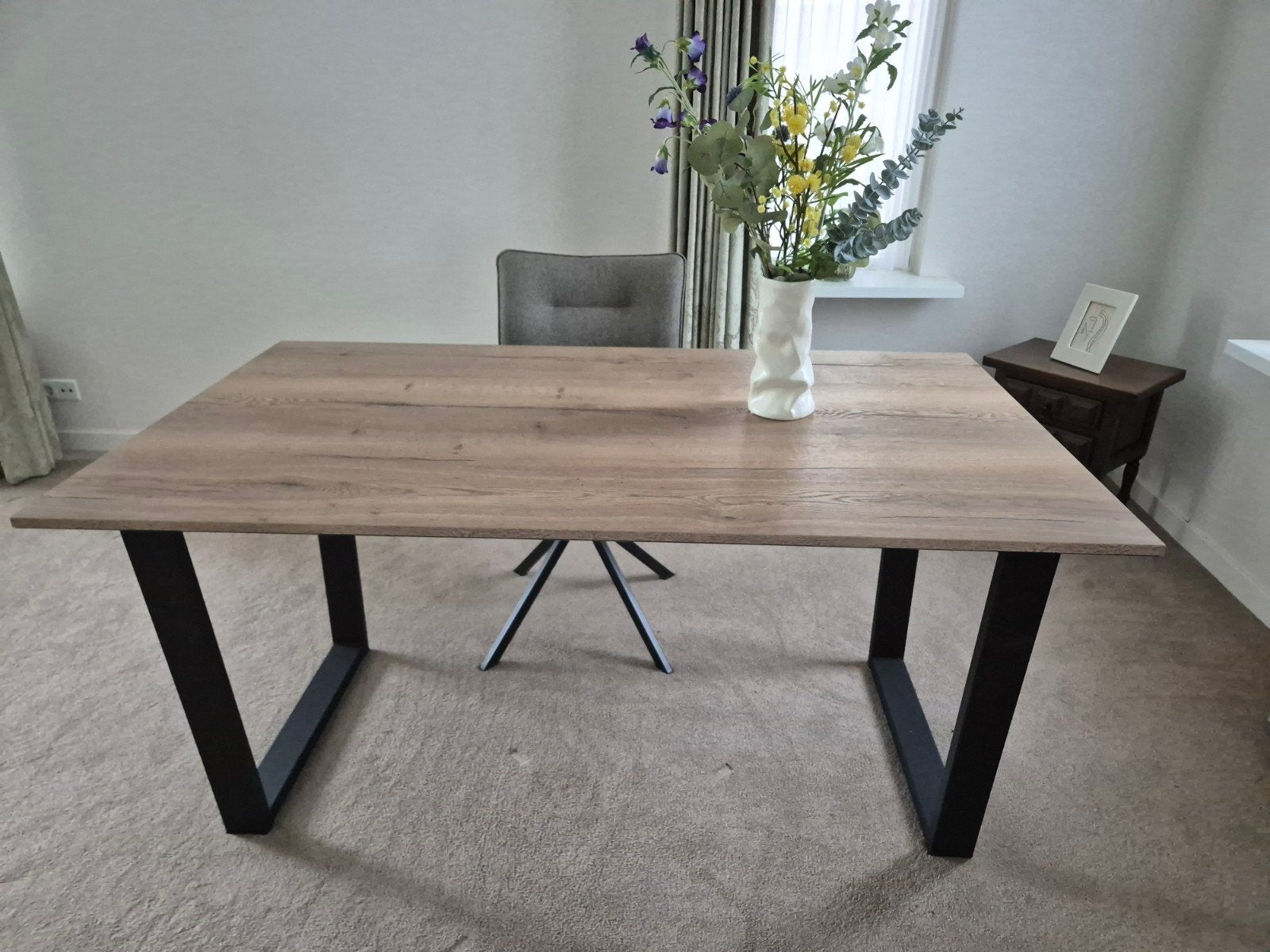 Eettafel Xoon Faneur 90x160 cm, Huis en Inrichting, Tafels | Eettafels, 50 tot 100 cm, Zo goed als nieuw, 150 tot 200 cm, Vier personen