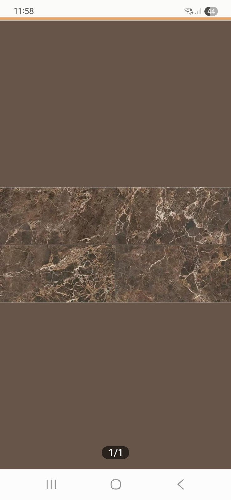 Luxe Marmer Tegels - Bruin met Witte Aderen, Ophalen, 60 cm of meer, Nieuw, Minder dan 5 m²
