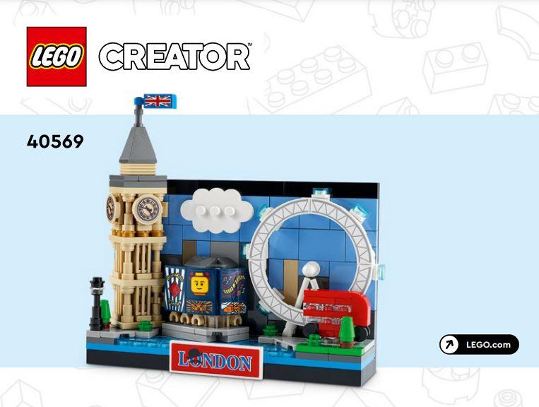 Lego | Creator | Ansichtkaart van Londen | 40569, Lego, Lego, Nieuw, https://legohouse.com/en-gb/info/contact-us/