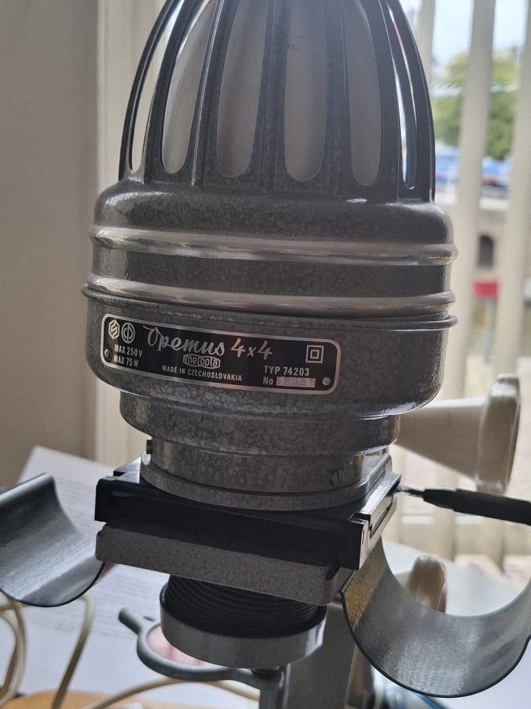Vintage Opemus 4x4 Vergroter - Made in Czechoslovakia, Ophalen of Verzenden, Gebruikt, Overige merken, Vergrotingsaccessoire