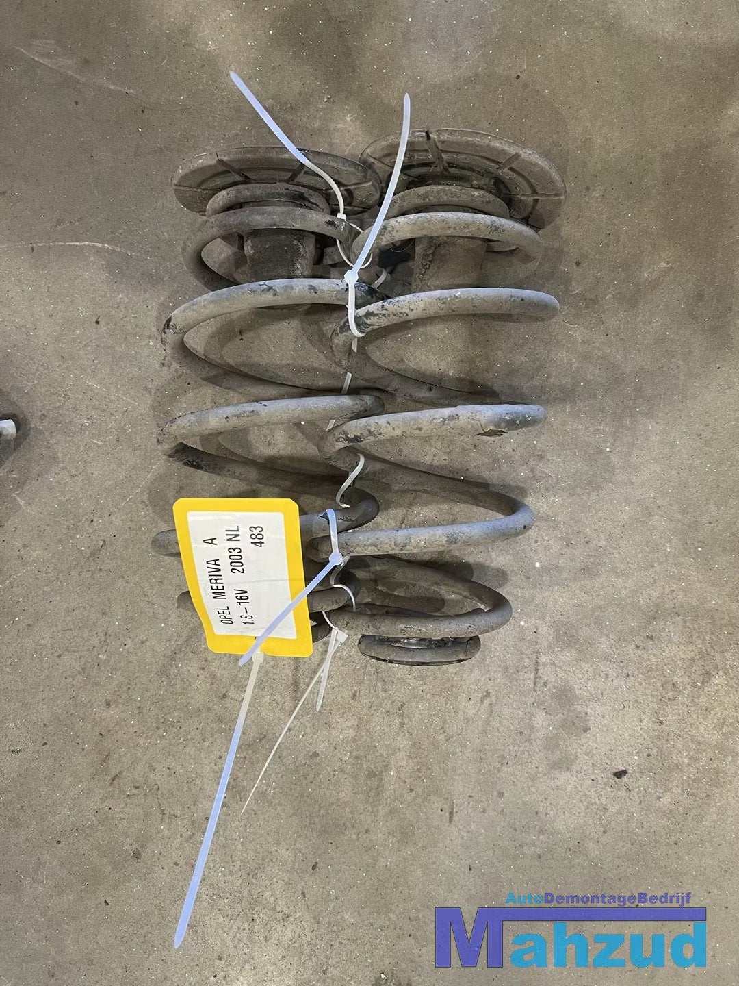 OPEL MERIVA A Achter veer spiraal 2003-2010, Auto-onderdelen, Gebruikt, Opel Automobile GmbH, Ophalen of Verzenden, Kontakt@opel-infoservice.de