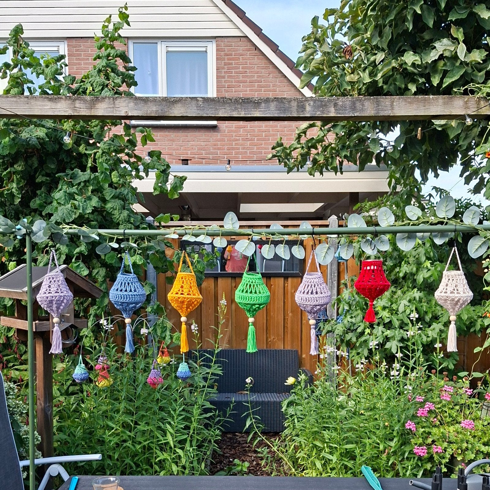Gehaakte lampionnetjes, Ophalen of Verzenden, Nieuw, Haken, Overige typen