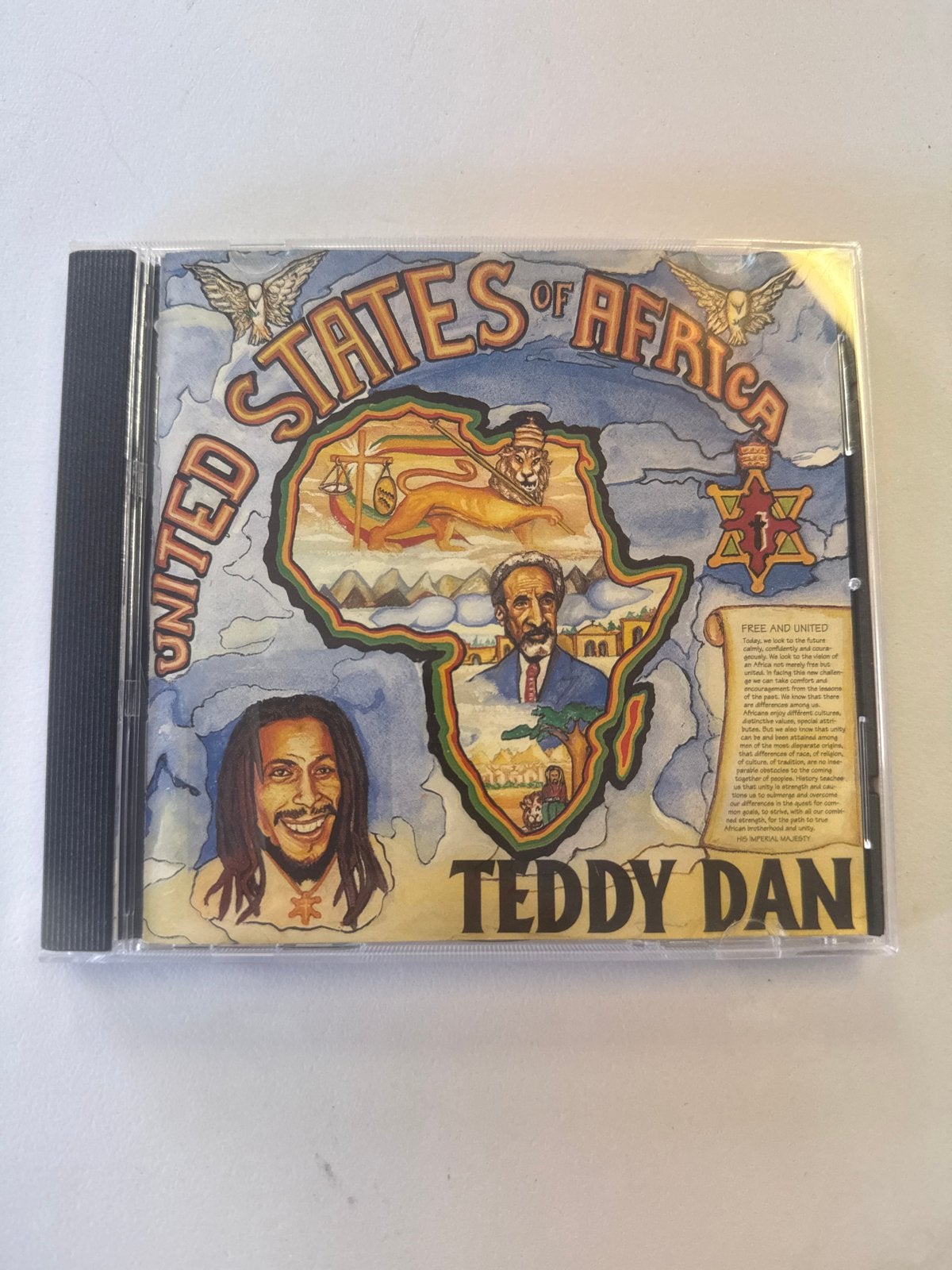Teddy Dan - United States of Africa CD Reggae Rootsman, Verzenden, Gebruikt, Album, Inclusief doosje