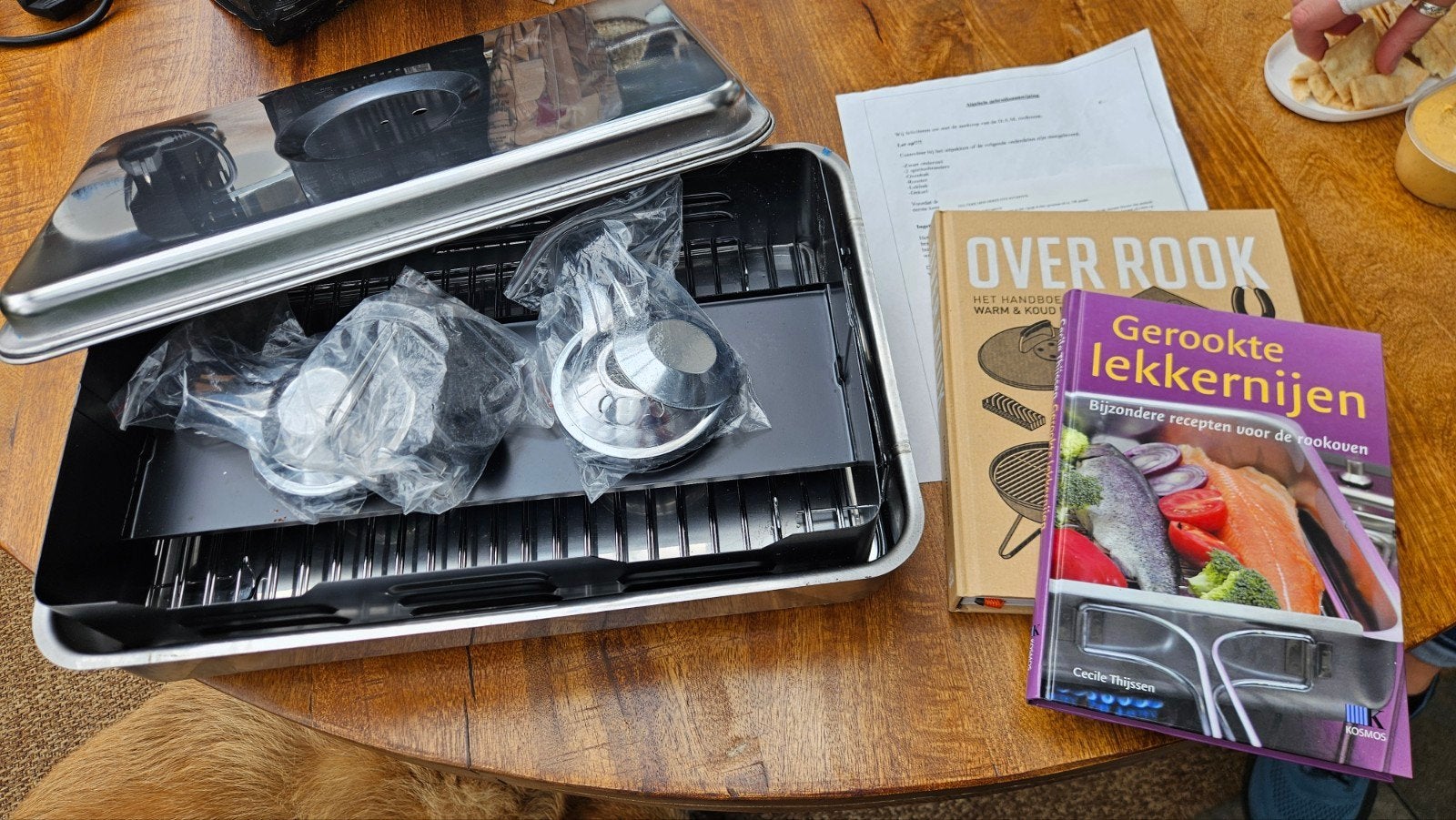 Rookoven set met boeken - Nieuwstaat, Ophalen of Verzenden, Nieuw, Onbekend