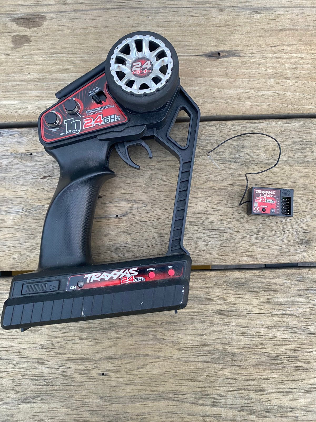 Traxxas TQ zender en ontvanger 2.4 ghz, Ophalen of Verzenden, Gebruikt
