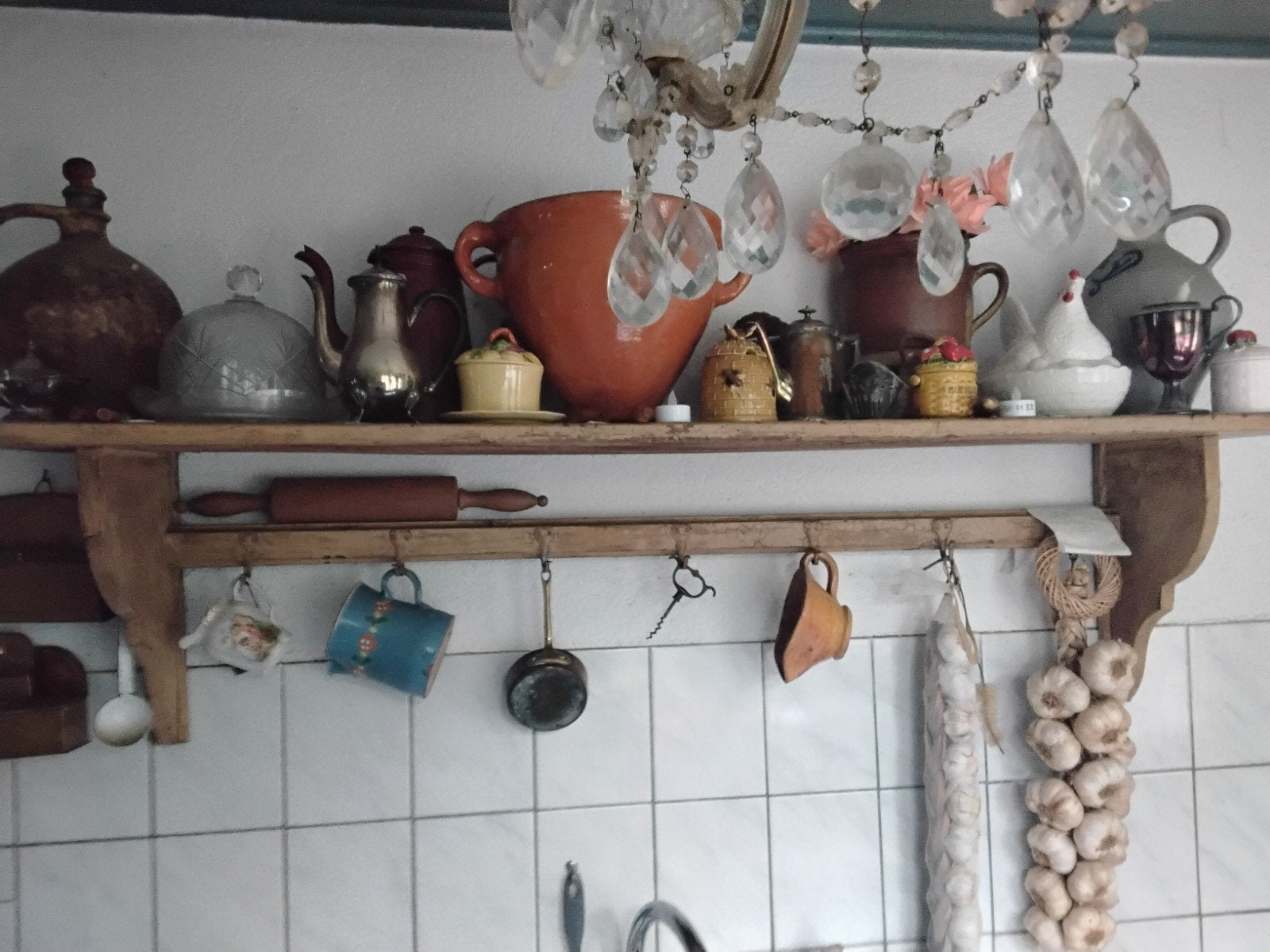 Antiek schap, Ophalen