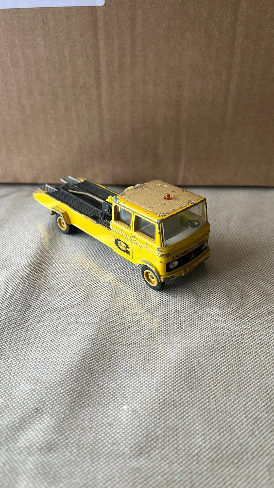 Vintage Takelwagen ADAC/ Mercedes- Benz LP 608 / Siku / V319, Ophalen of Verzenden, Gebruikt