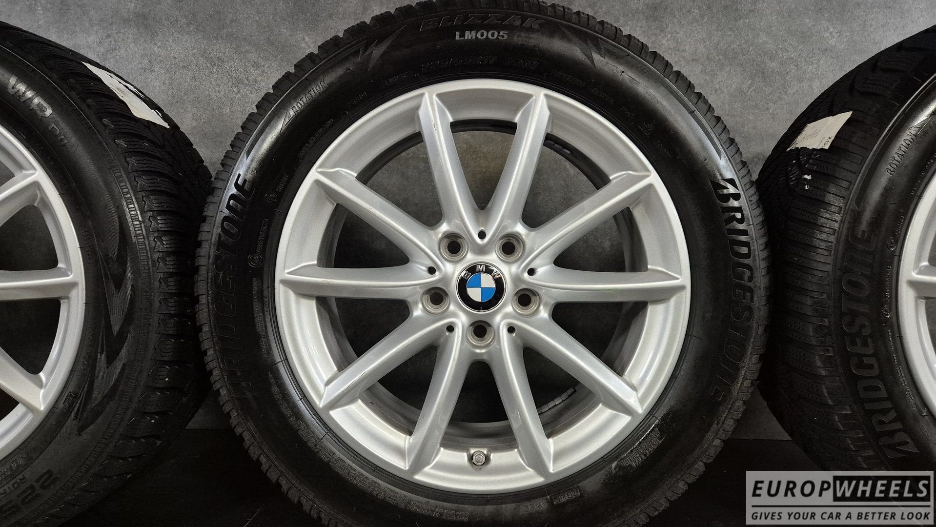 17 inch BMW Velgen Winterbanden X1 F48 X2 F39 Styling 574, Gebruikt, -, -, Banden en Velgen