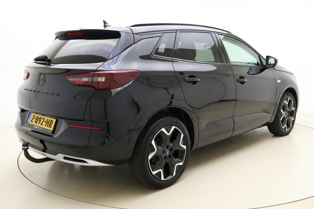 Opel Grandland 1.2 Turbo 130pk Automaat Ultimate | Alcantara, Auto's, Gebruikt, 1199 cc, Alcantara, Zwart