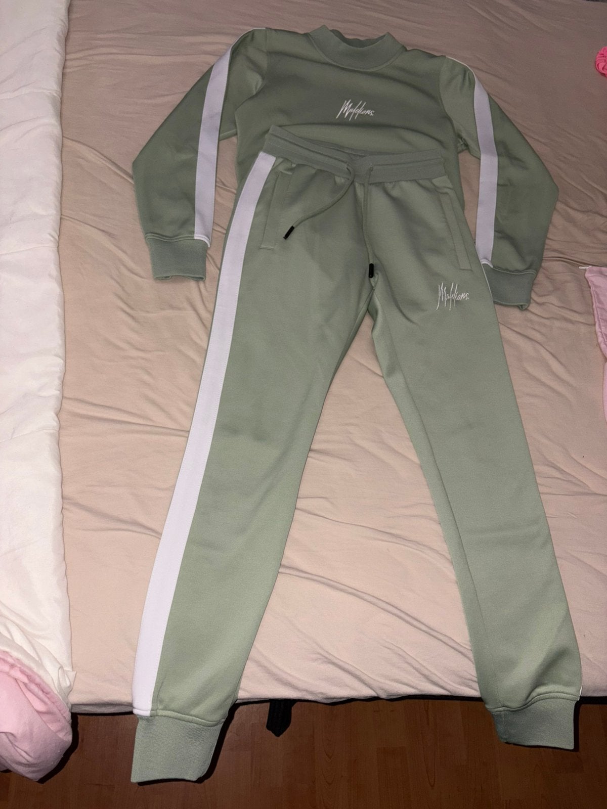Malelions trainingspak groen, Overige typen, Ophalen of Verzenden, Zo goed als nieuw, Maat 34 (XS) of kleiner
