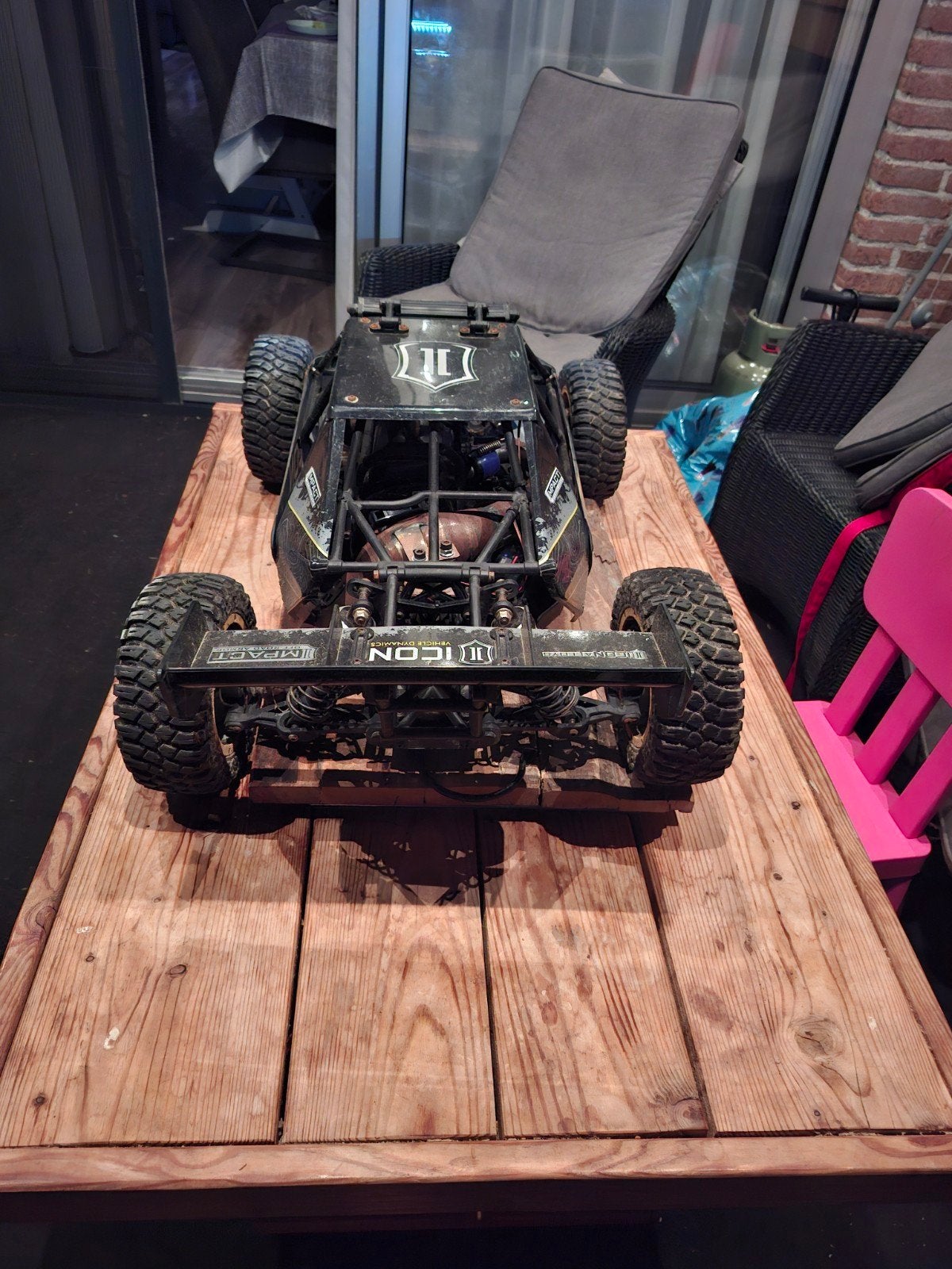 Losi DBXL 2.0 Gas RC Auto - Krachtige Off-Road Buggy, Gebruikt, Auto, Groter dan 1:32, Ophalen