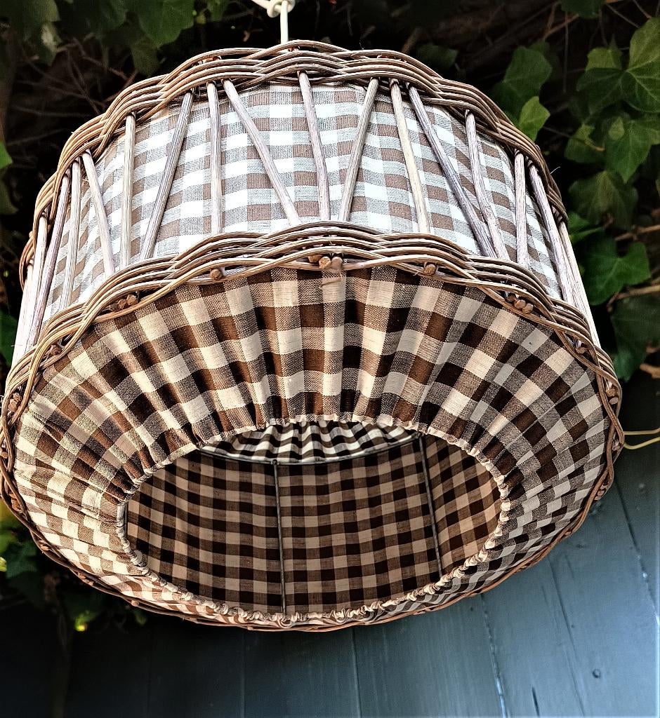 Originele Hollandse hanglamp, keukenlamp -jaren 60/70 gaaf!, Oud Hollands  design - sixties - seventies, Gebruikt, 50 tot 75 cm
