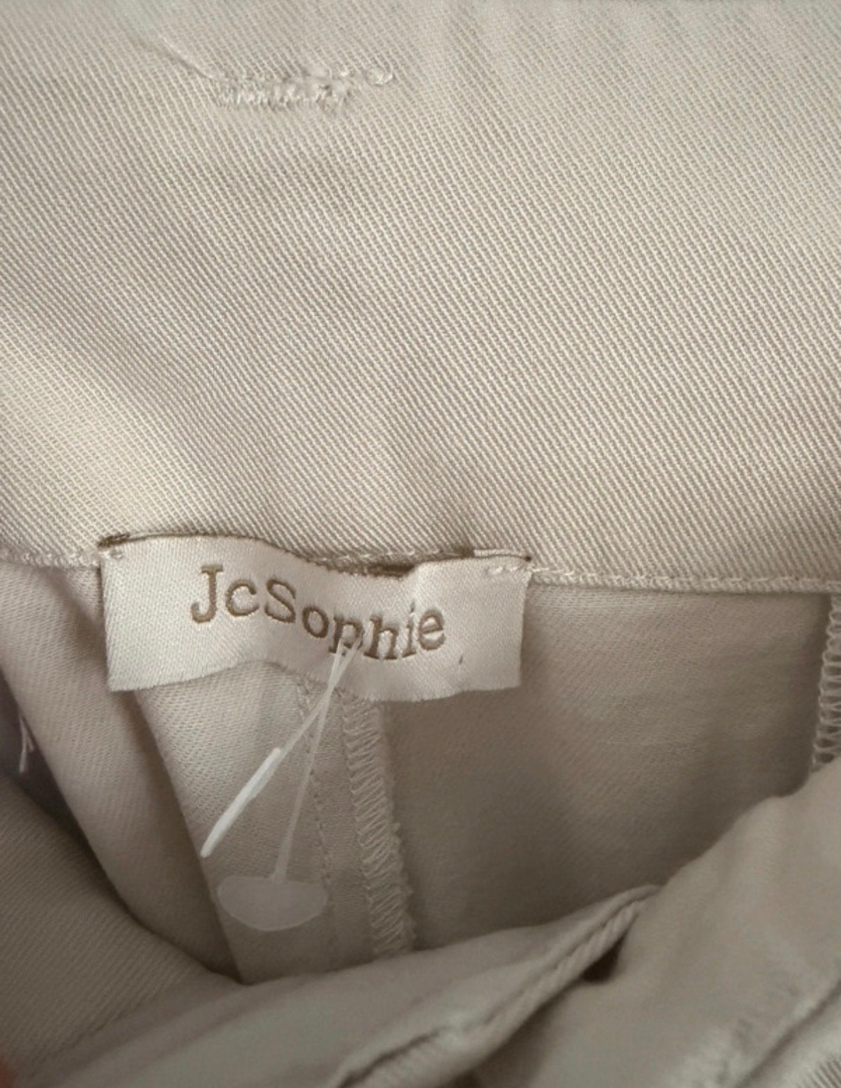 Nieuwe JC Sophie broek maat 42 - dikke katoenen stof, Kleding | Dames, Beige, Maat 42/44 (L), Nieuw, Ophalen of Verzenden