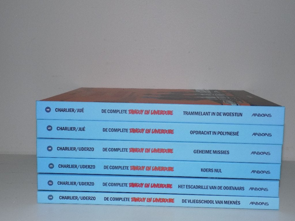 Tanguy en Laverdure ~ Complete serie Integrale HC' 1 t/m 6, Complete serie of reeks, Ophalen of Verzenden, Zo goed als nieuw