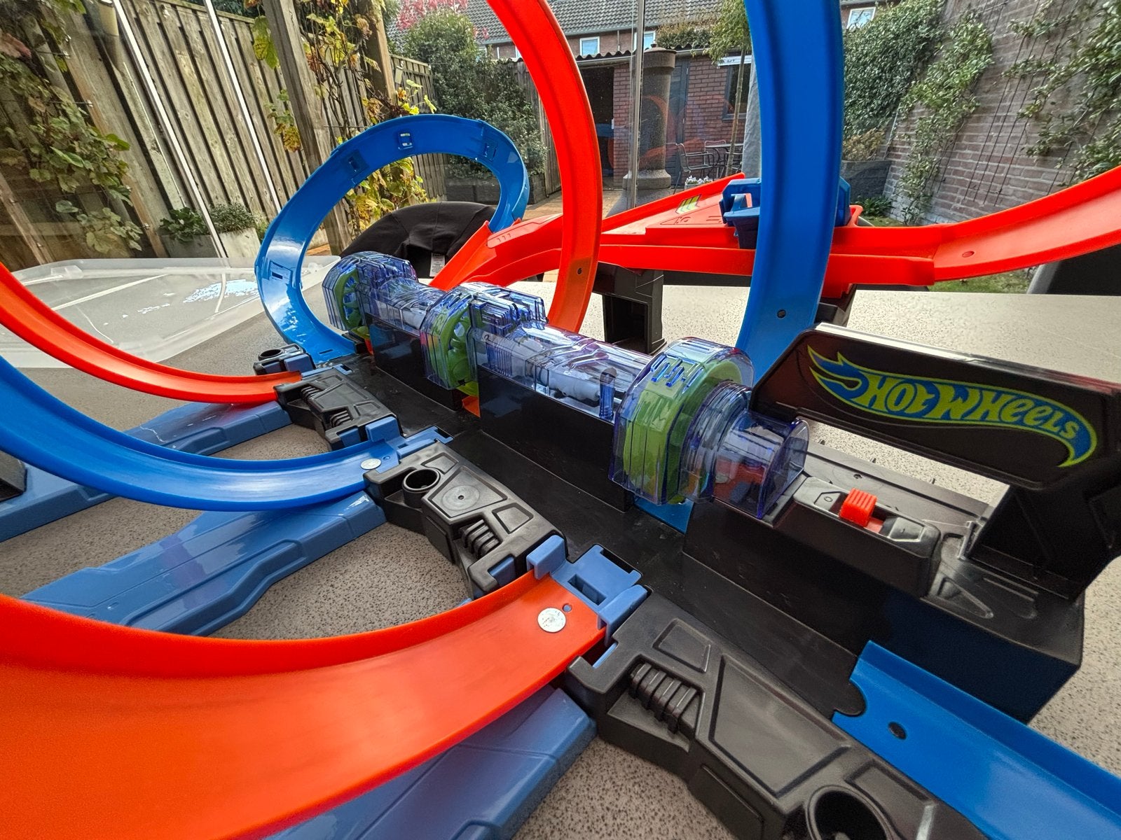 Hot Wheels Racebaan met Looping en Lanceerders, Ophalen, Racebaan, Nieuw, Hot Wheels