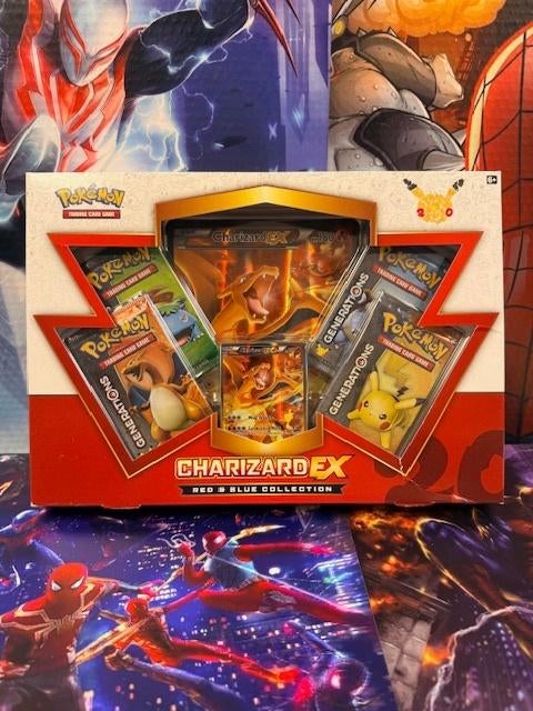 pokemon sealed Red&Blue Collections: Charizard EX Collection, Ophalen, Nieuw, Boosterbox