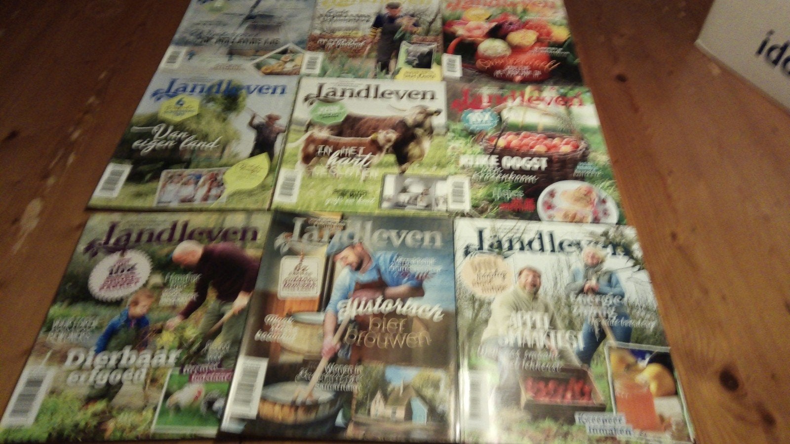 Landleven 2018, 9 stuks, Boeken, Tijdschriften en Kranten, Gelezen, Overige typen, Ophalen of Verzenden