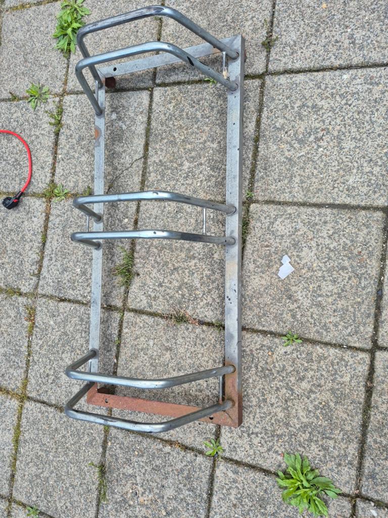 Fietsenrek, Ophalen
