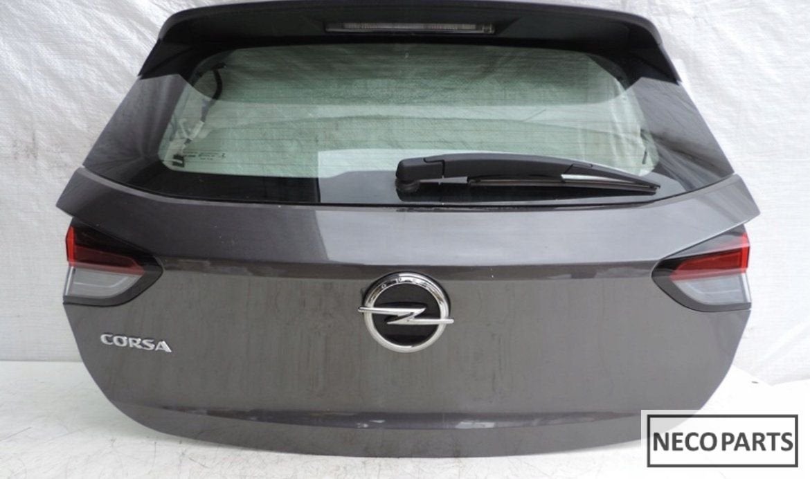 OPEL CORSA F ACHTERKLEP KLEP COMPLEET ALLES LEVERBAAR!!, Gebruikt, -, -, Opel