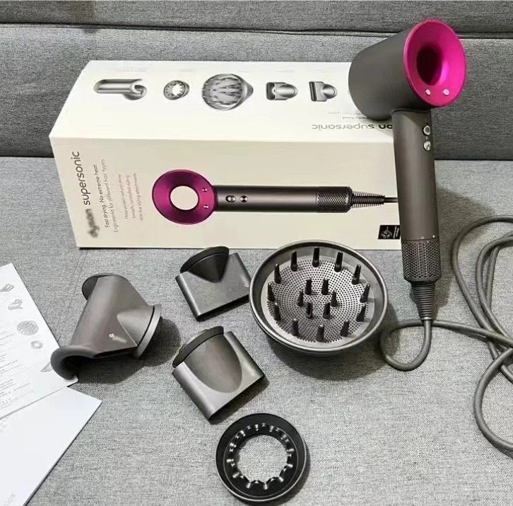 Dyson Supersonic Föhn met Opzetstukken - Zo goed als nieuw, Ophalen of Verzenden, Zo goed als nieuw, Haarverzorging