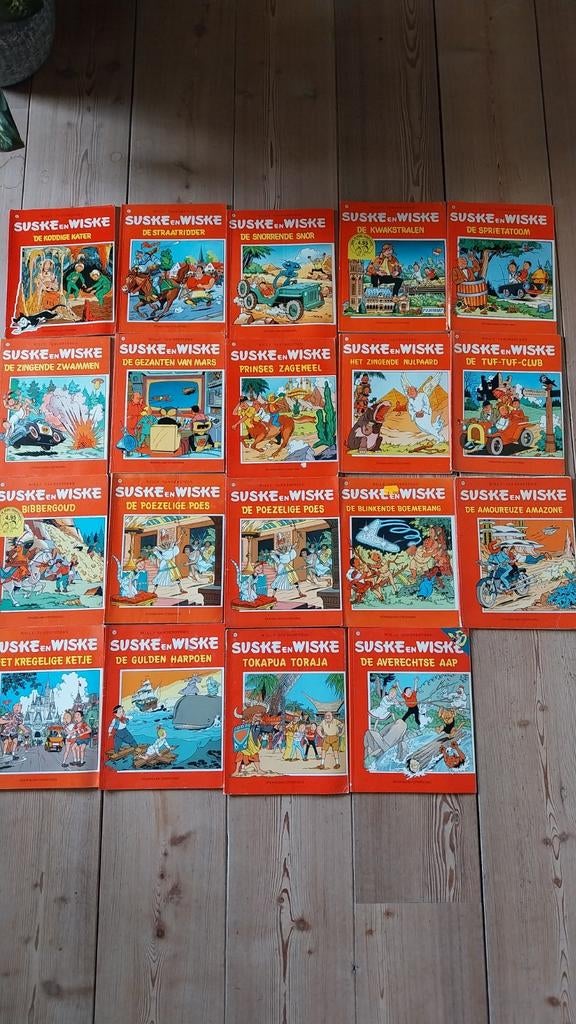 Suske en Wiske stripboeken collectie (19 stuks), Boeken, Stripboeken, Gelezen, Meerdere stripboeken, Ophalen of Verzenden