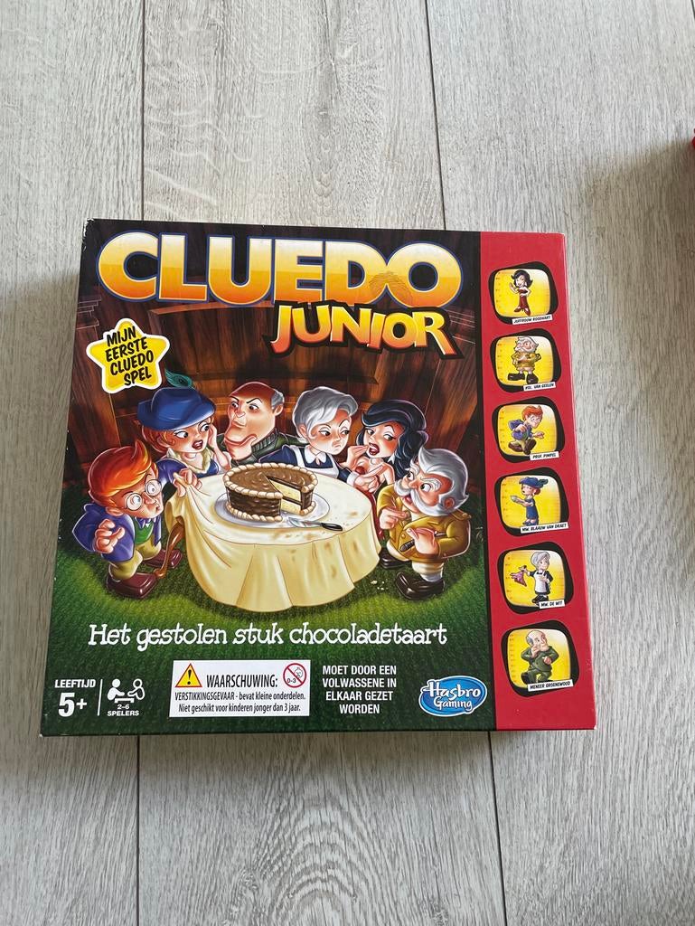 Cluedo Junior: Het gestolen stuk chocoladetaart, Hobby en Vrije tijd, Gezelschapsspellen | Bordspellen, Een of twee spelers, Ophalen