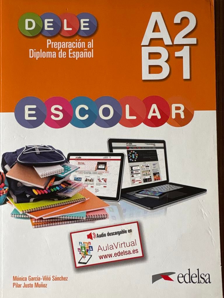 DELE Spaans A2 B1 Escolar - Voorbereiding Diploma, Ophalen of Verzenden, Nieuw