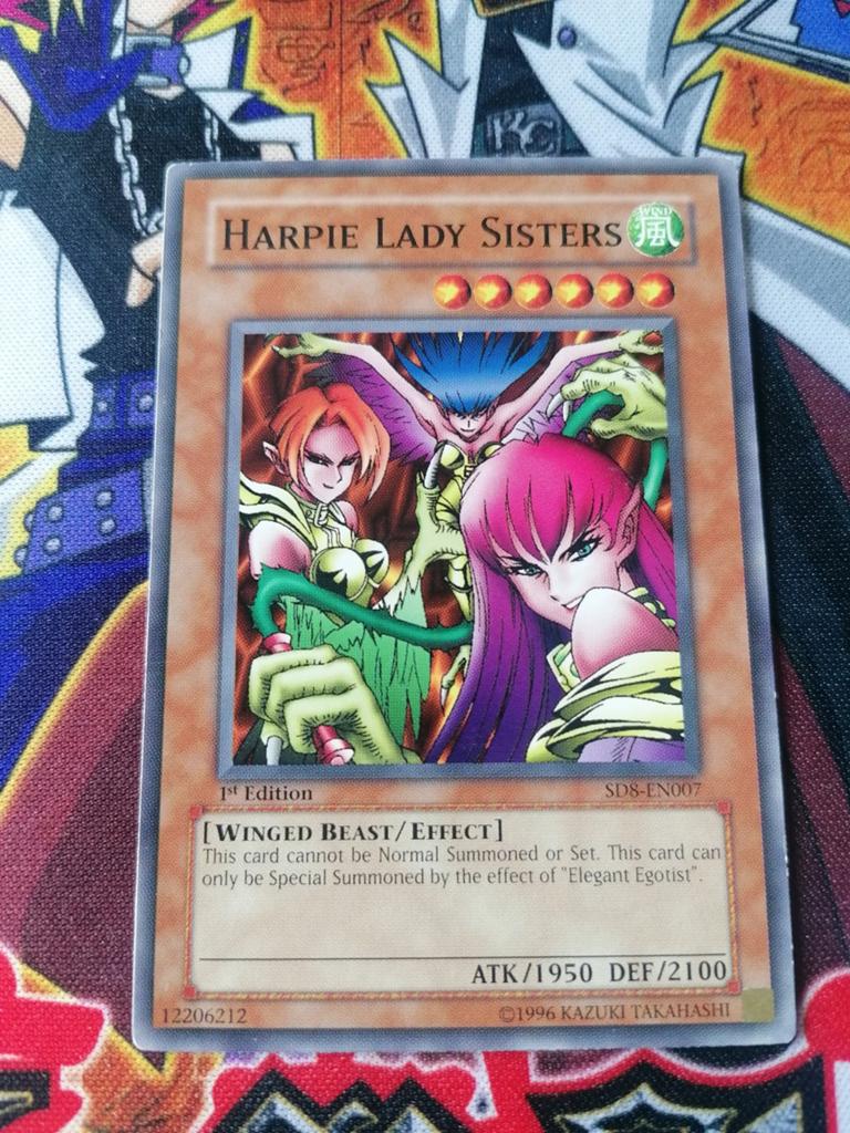 Harpie Lady Sisters - SD8 Structure Deck: Lord of the Storm, Ophalen of Verzenden, Zo goed als nieuw