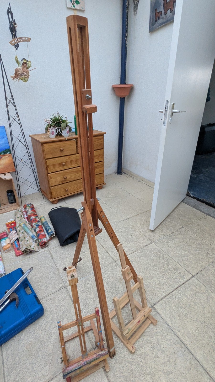 3 Schildersezels - Groot en Klein, Ophalen, Gebruikt, Ezel