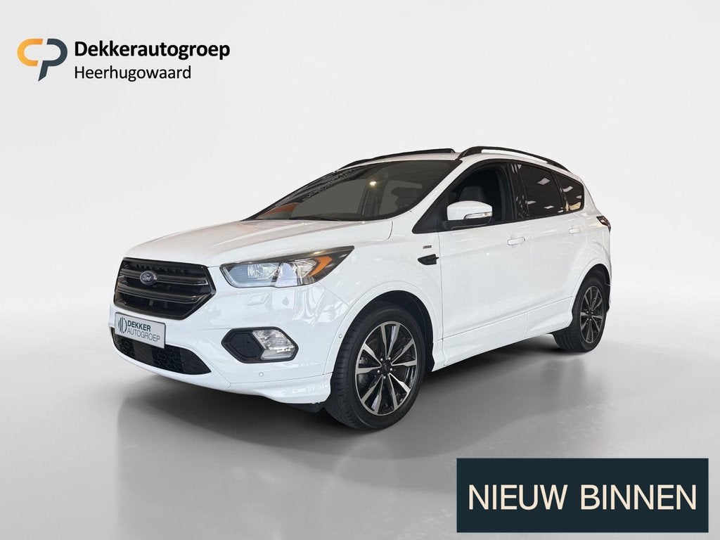 Ford Kuga 1.5 EcoBoost ST Line, Auto's, Ford, Stof, Euro 6, 4 cilinders, Wit