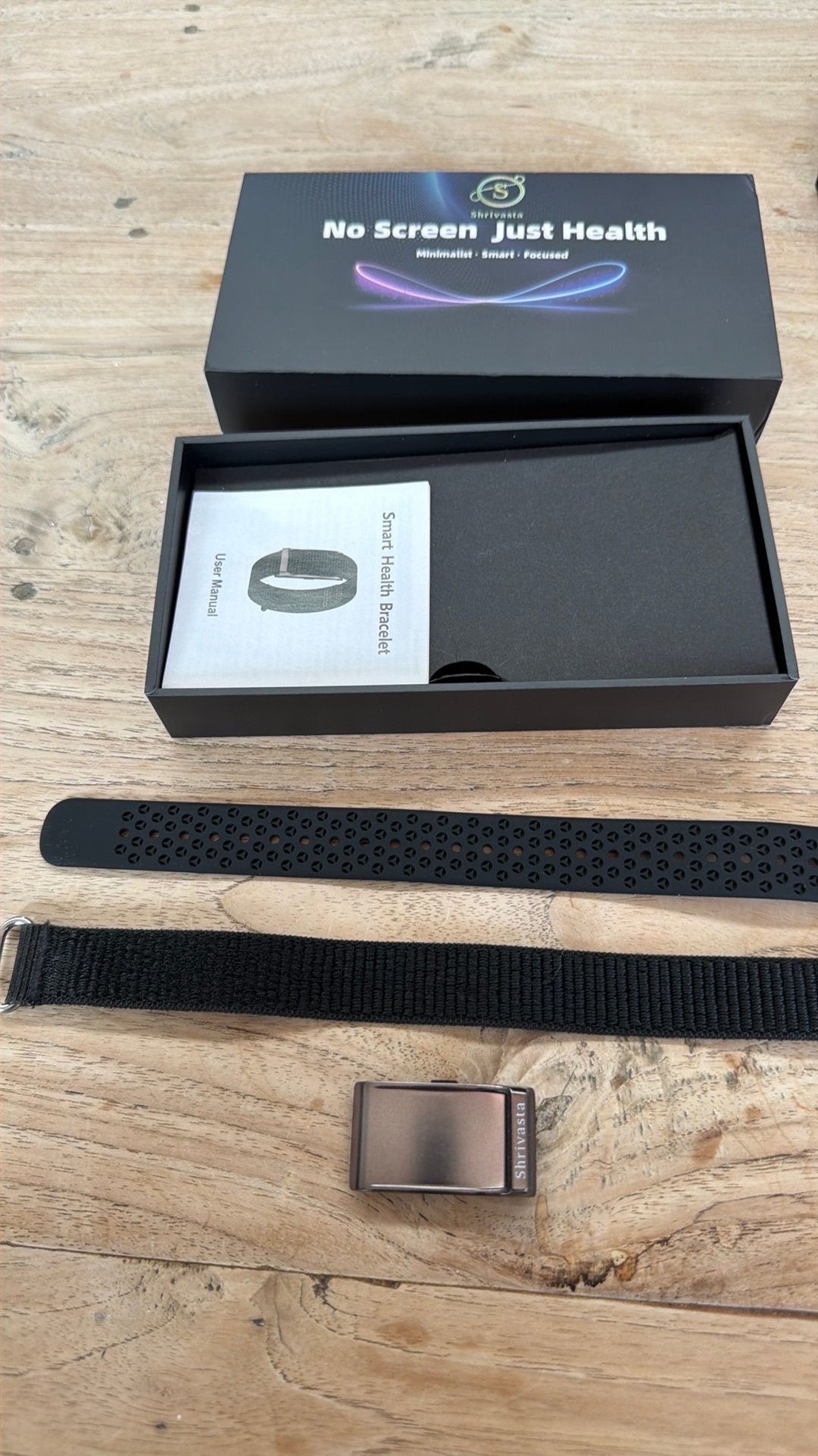 Shrivista activity tracker, Zwart, IOS, Nieuw, Ophalen of Verzenden