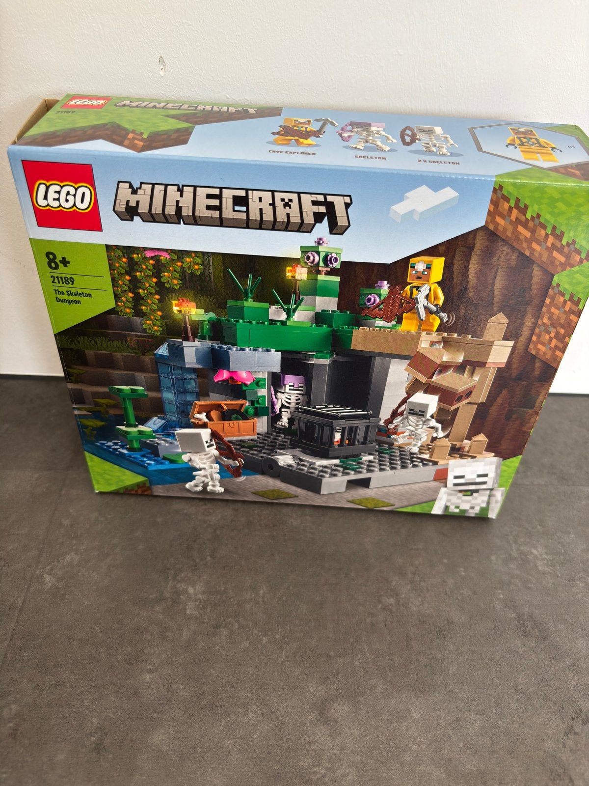 LEGO Minecraft 21189 De Skeletkerker, Minecraft, Lego, Ophalen of Verzenden, Zo goed als nieuw