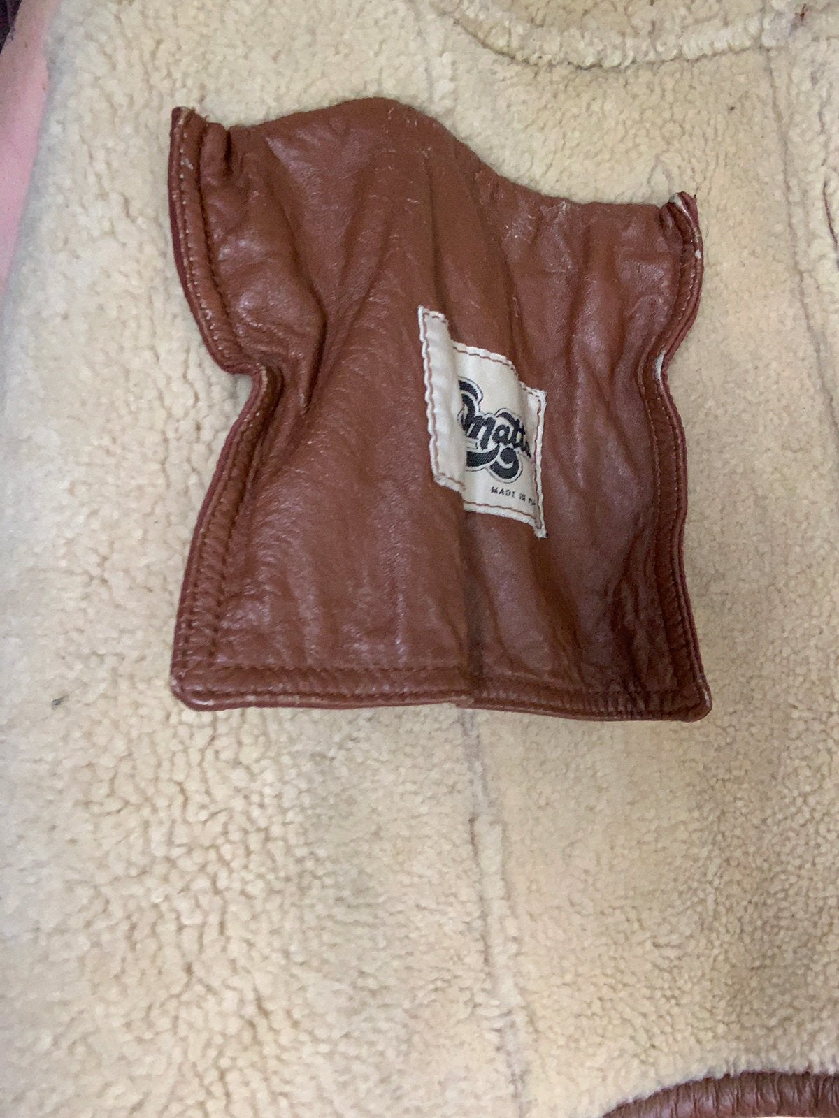 Vintage shearling lammy coat M, Maat 38/40 (M), -, Ophalen of Verzenden, Zo goed als nieuw