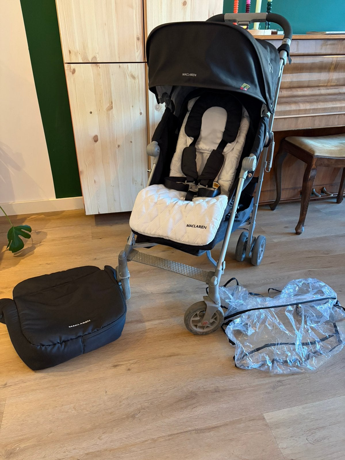 Buggy MacLaren techno xlr, Ophalen, Zo goed als nieuw, Maclaren, Verstelbare rugleuning