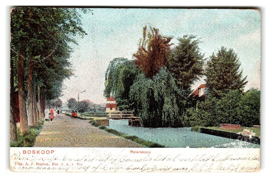 Boskoop, Reierskoop, Verzenden, Voor 1920, Gelopen, Zuid-Holland