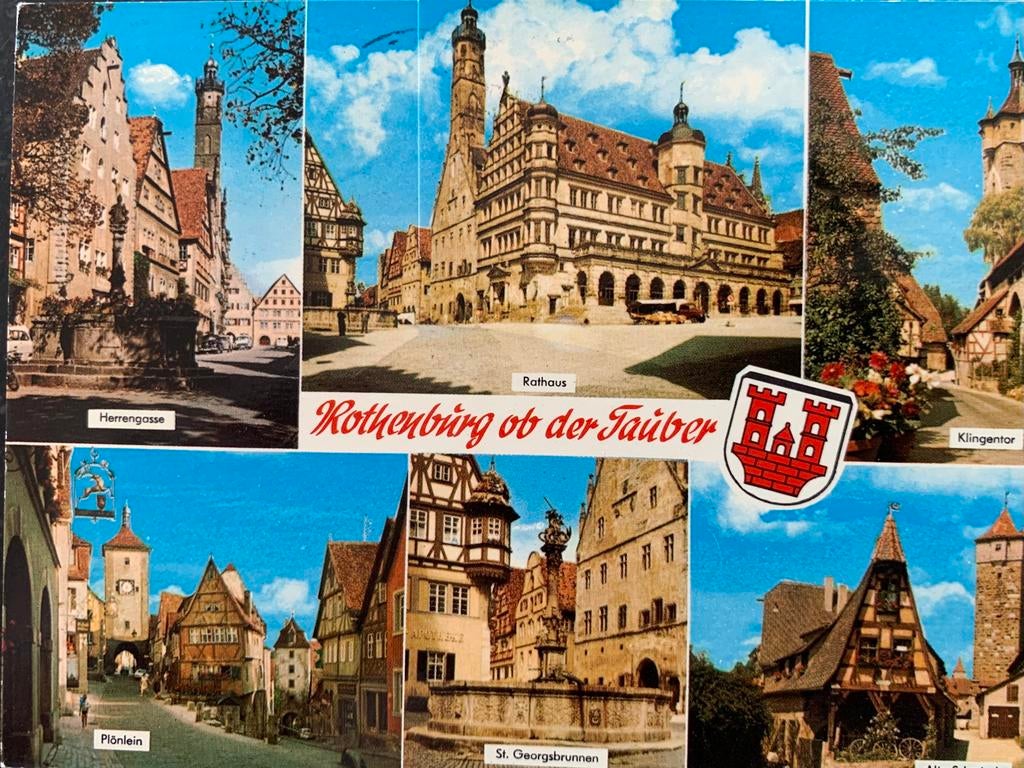Duitsland, Rothenburg., Verzamelen, Ophalen of Verzenden, Gelopen, Duitsland