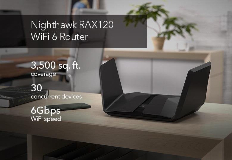 Netgear Nighthawk 1x AX12 RAX120 & 2x AX8 EAX80, Niet ingevuld, Router met modem, Niet ingevuld, Zo goed als nieuw