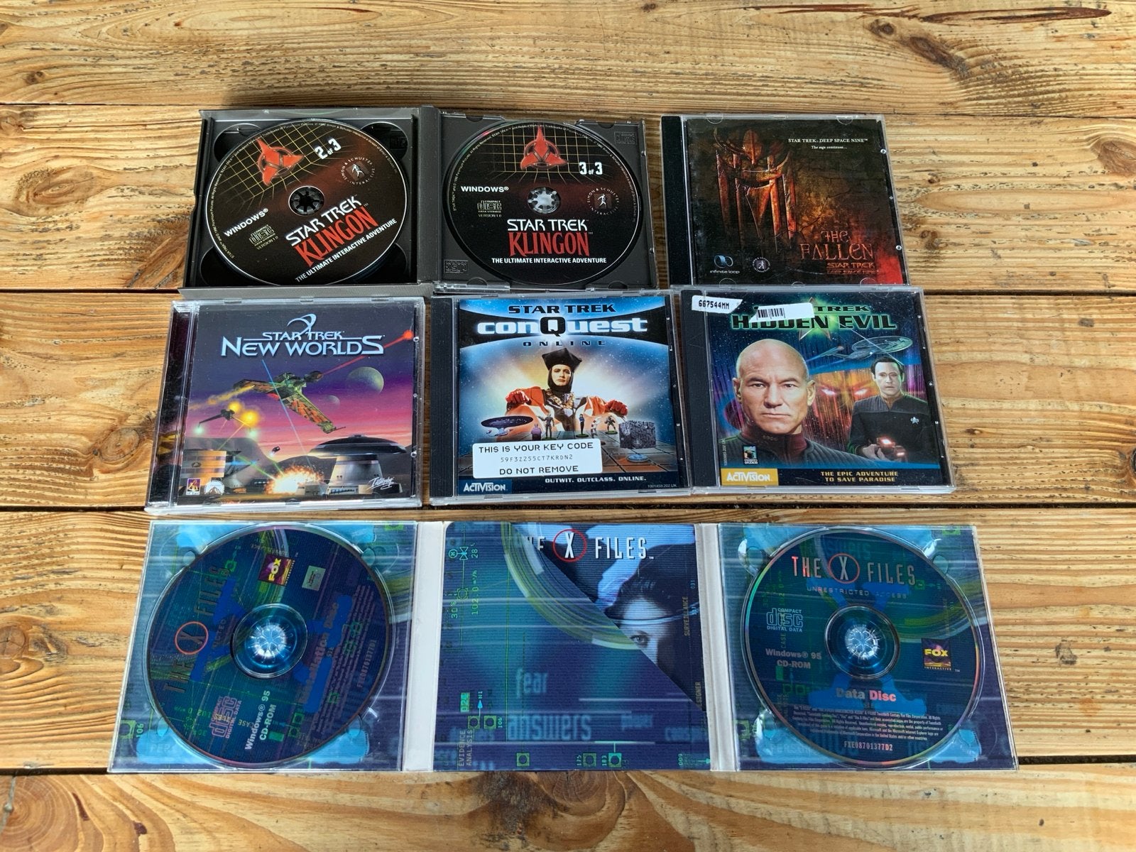 PC Games: Star Trek, Star Wars, Halo & X-Files Collectie, Ophalen, Gebruikt, Overige genres
