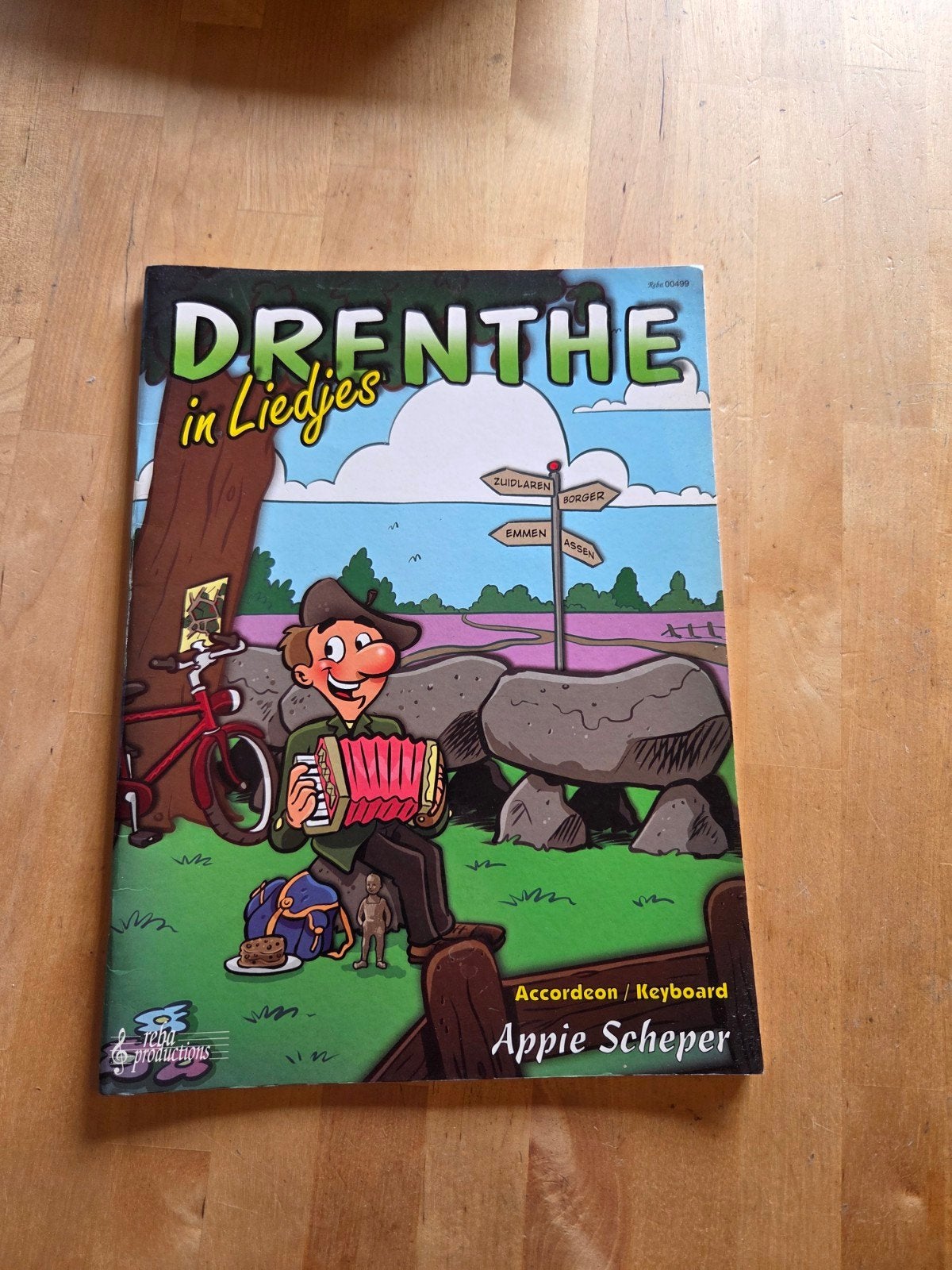 Drenthe in Liedjes - Accordeon / Keyboard - Appie Scheper, Keyboard, Ophalen of Verzenden, Zo goed als nieuw, Thema