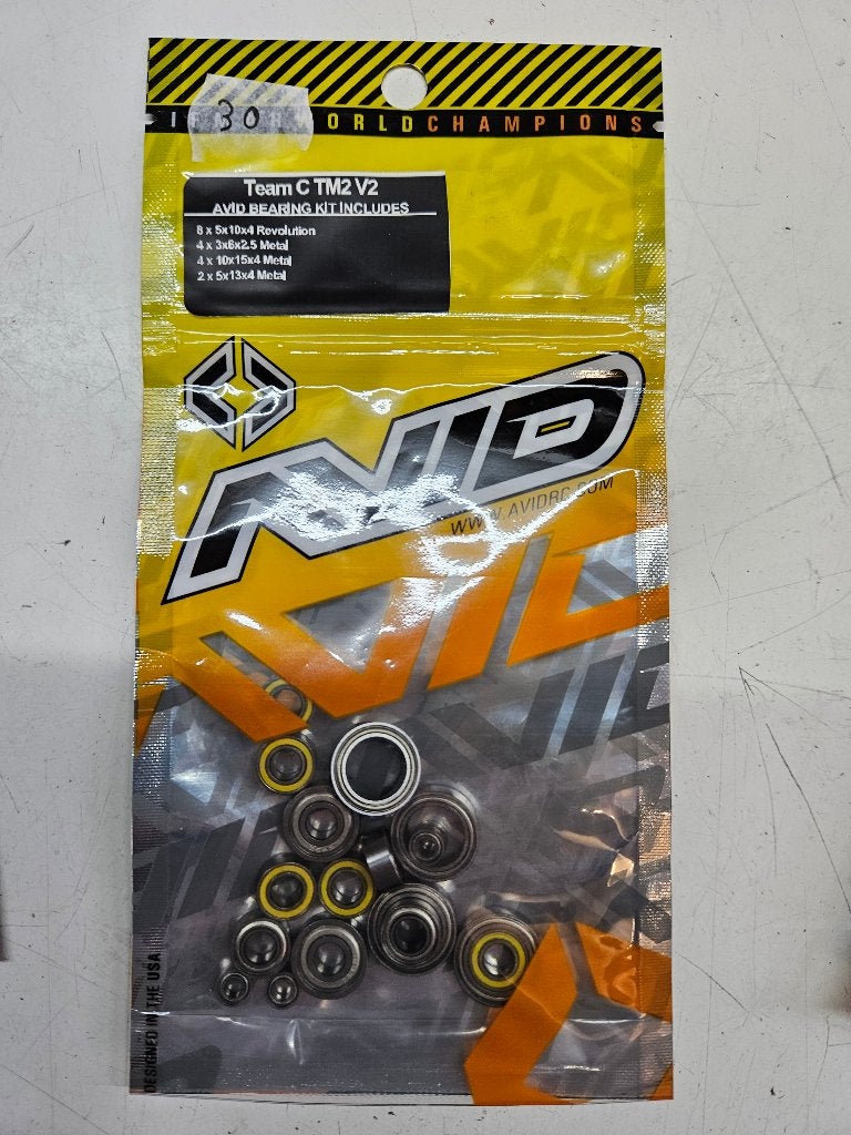 Avid Bearing Kit voor Team C TM2 V2 RC Auto, Elektro, Nieuw, Ophalen of Verzenden, Schaal 1:10