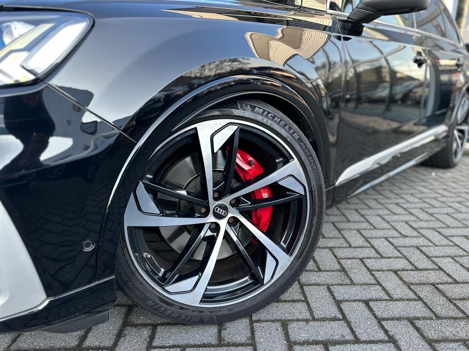 Audi Q7 4.0 TFSI SQ7 quattro 7 Persoons | 700 PK | Matrix Le, Auto's, Audi, Gebruikt, 7 stoelen, Zwart, Bedrijf