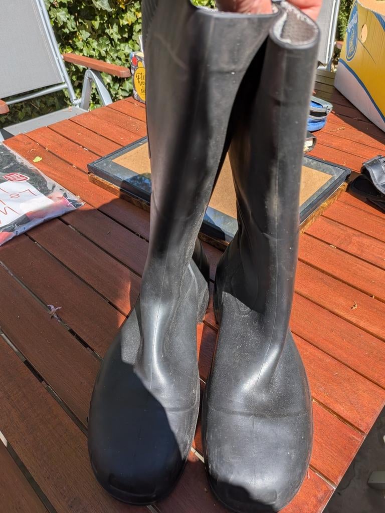 Dunlop Regenlaarzen met stalen neus Maat 44 vallen groot uit, Ophalen of Verzenden