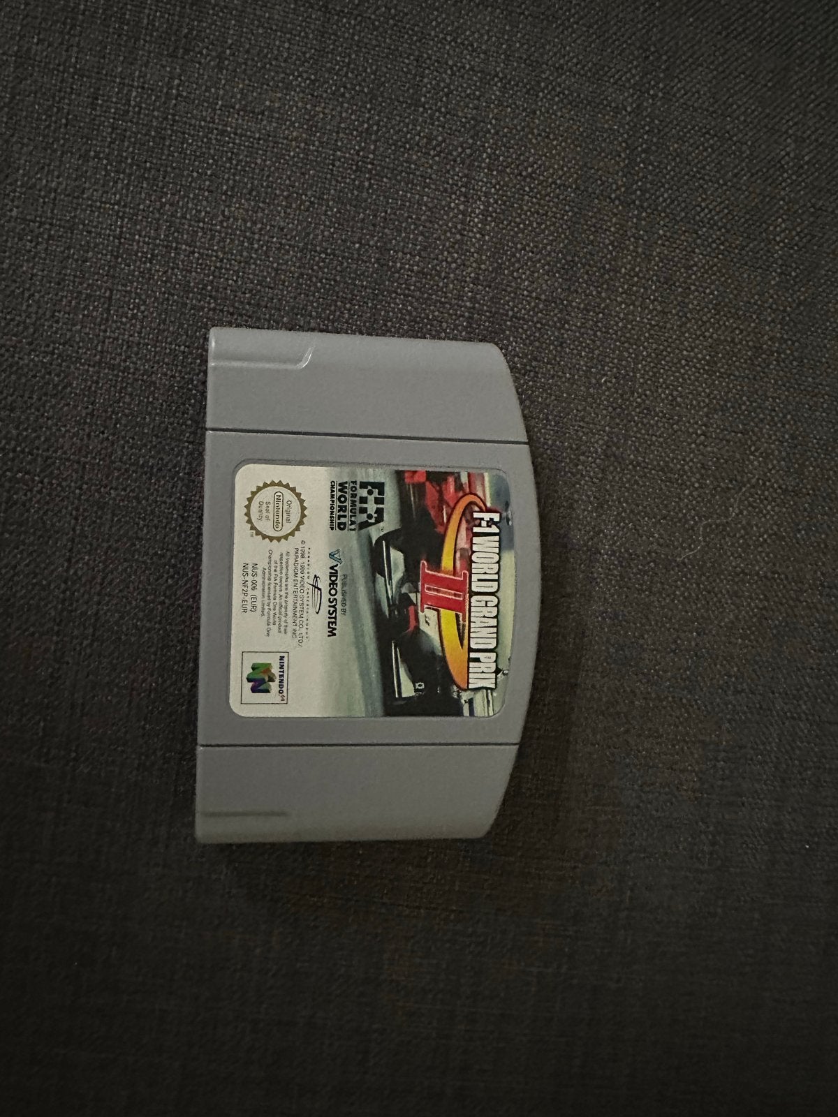 F-1 World Grand Prix II - Nintendo 64 Game, Gebruikt, 1 speler, Racen en Vliegen, Ophalen of Verzenden