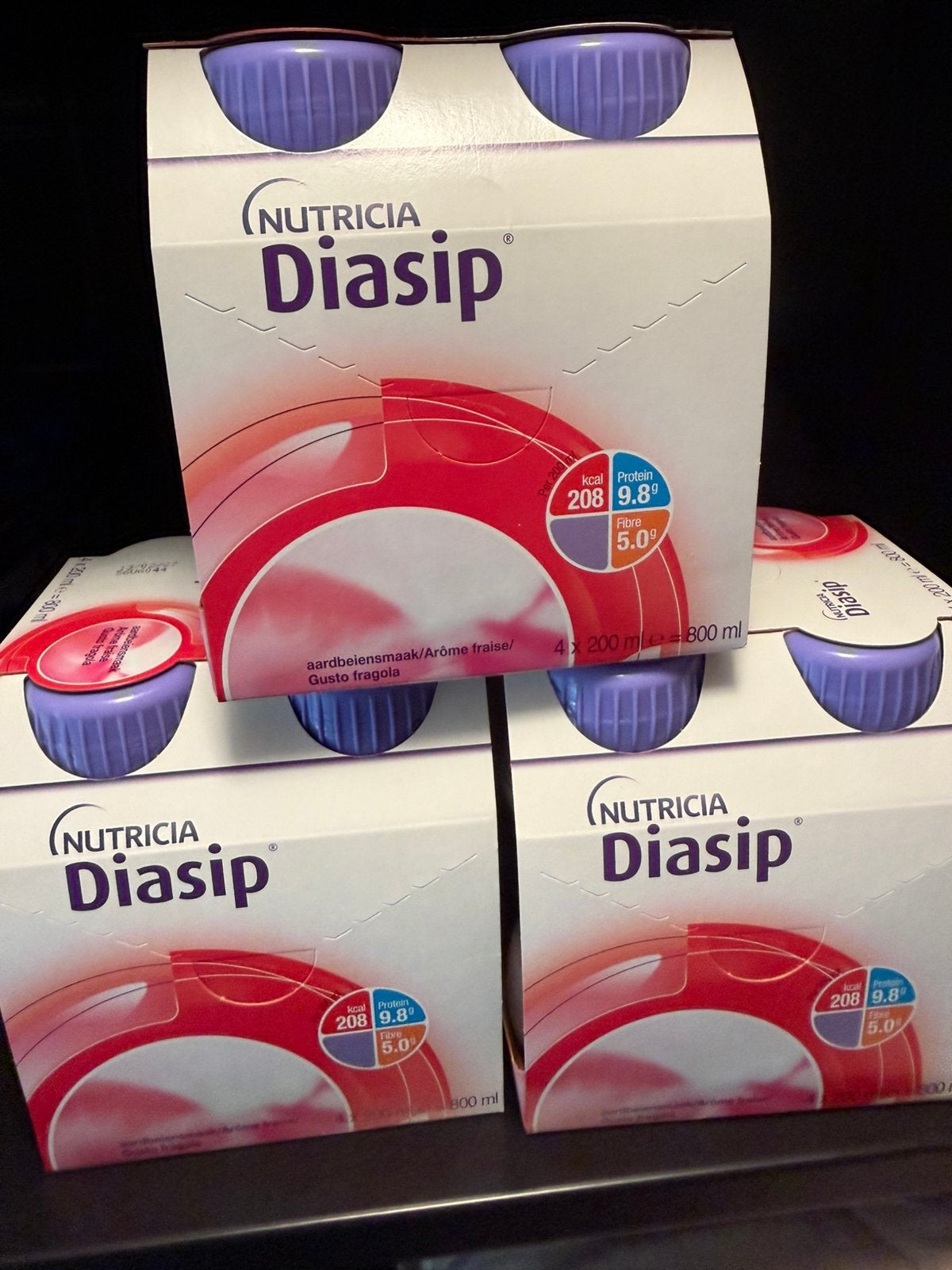 Nutricia  diasip aardbei, Ophalen