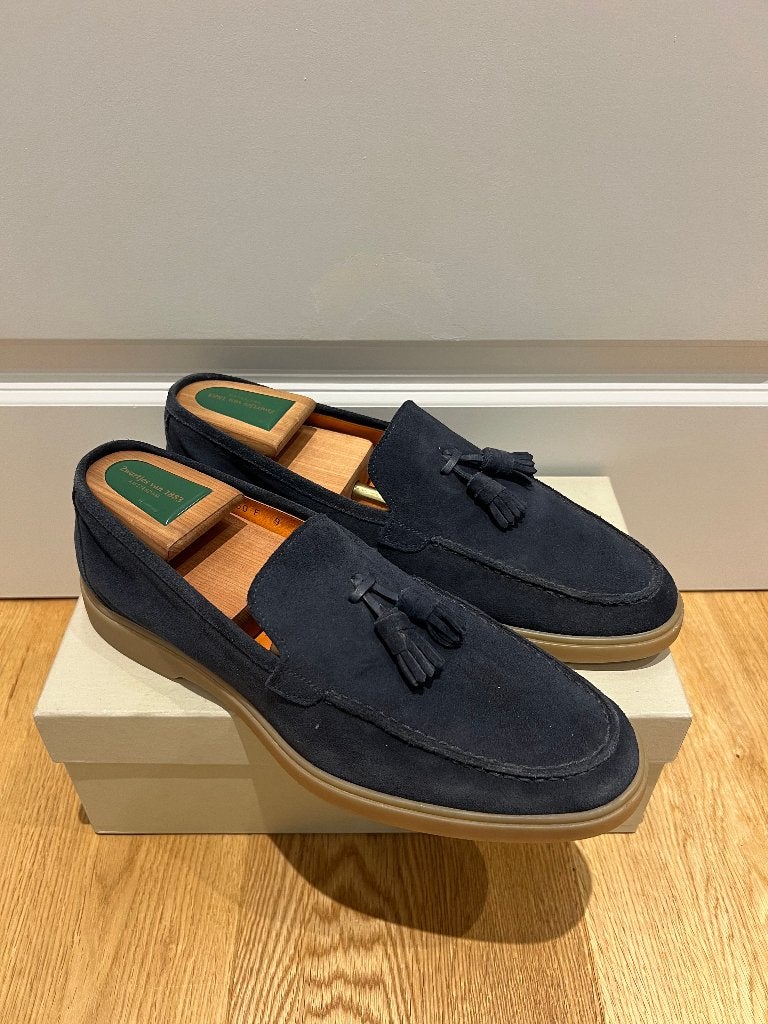 Santoni Tassel Loafers | UK 9 | (362), Loafers, Zo goed als nieuw, Santoni, Verzenden