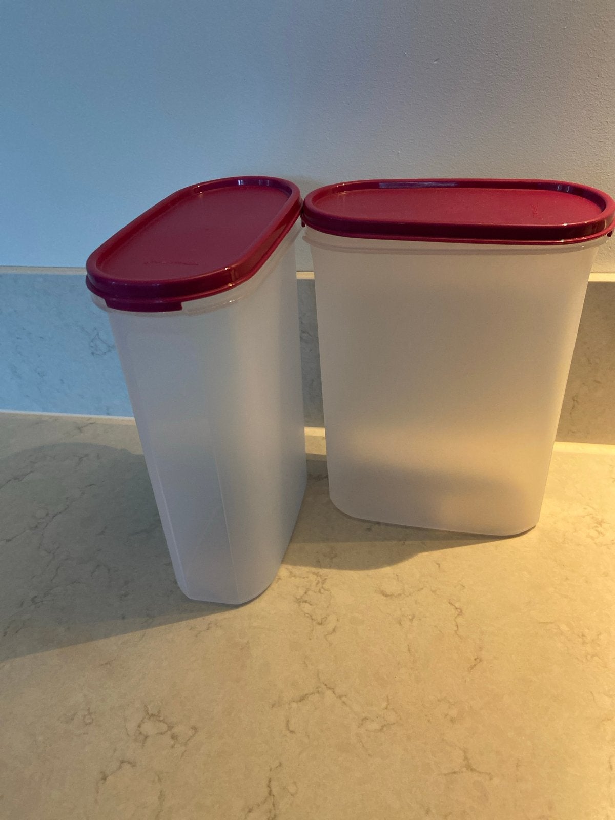 Tupperware Bewaardozen - Set van 2 keer 2,3 liter, Bewaardoos, Paars, Nieuw, Luchtdicht
