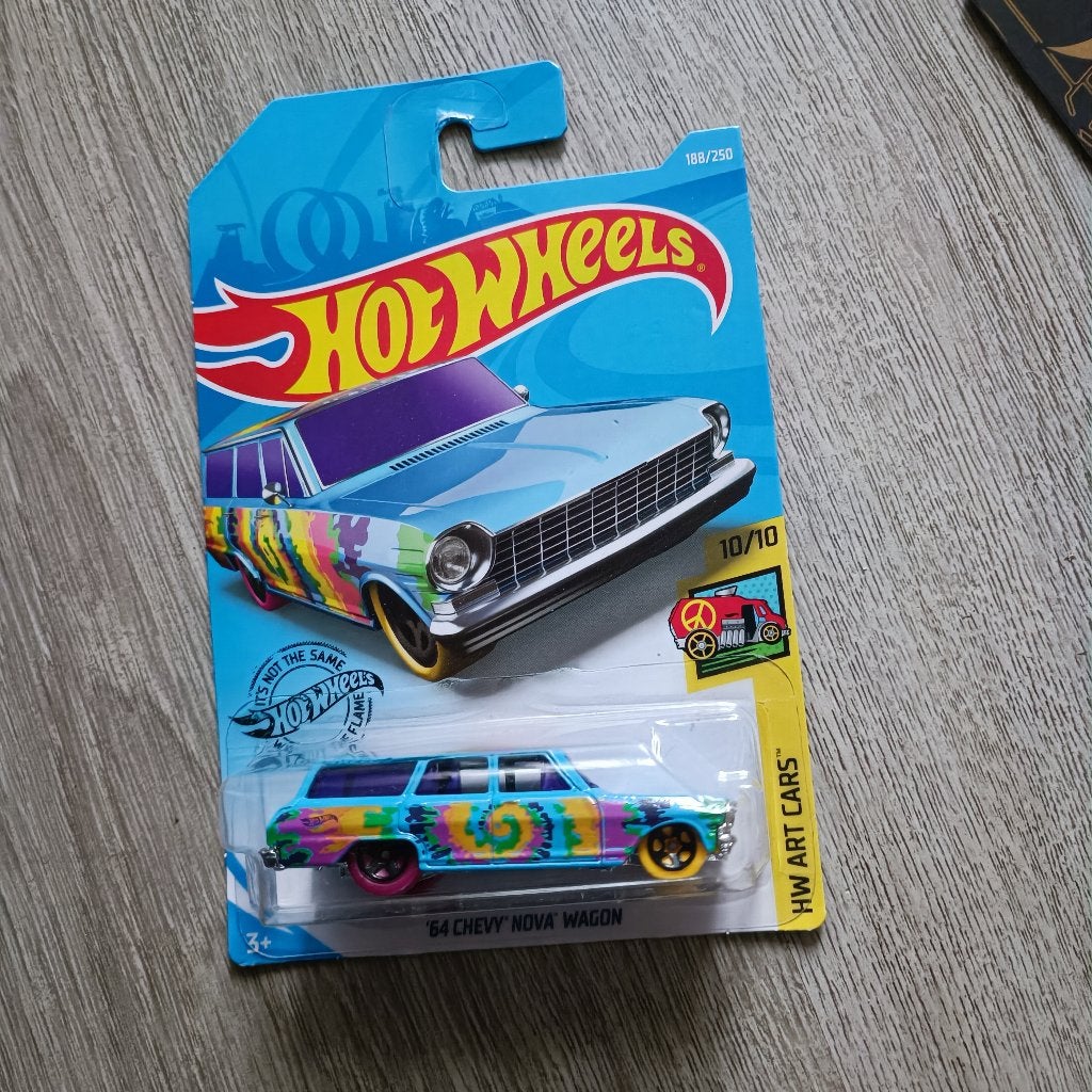 Hot Wheels ´64 Chevy Nova Wagon HW Art Cars, Ophalen of Verzenden, Nieuw, Auto